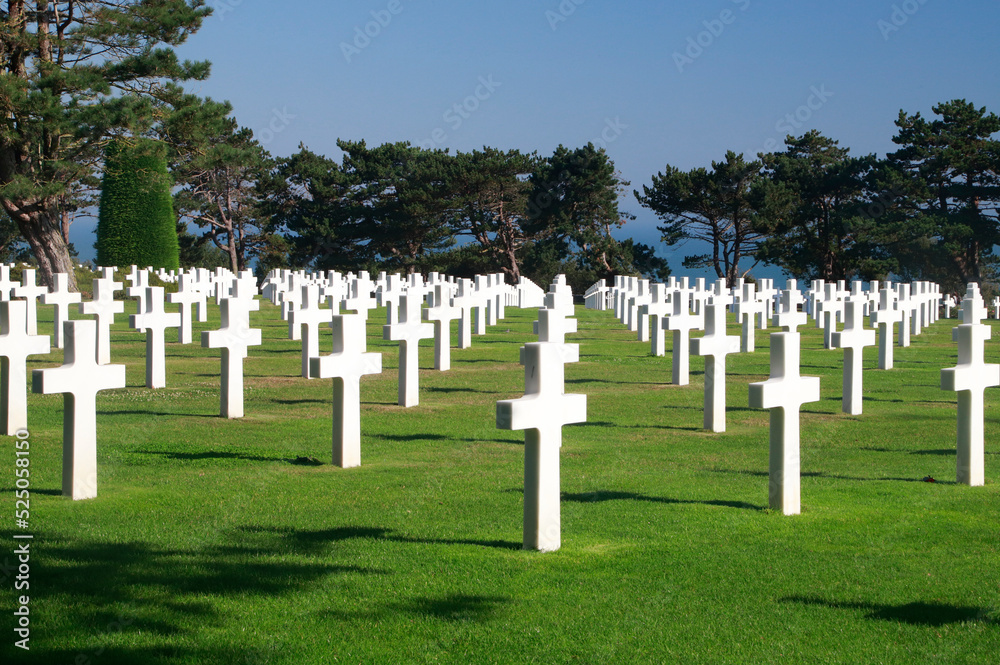 Cimitero memoriale Americano Normandia . Sbarco in Normandia