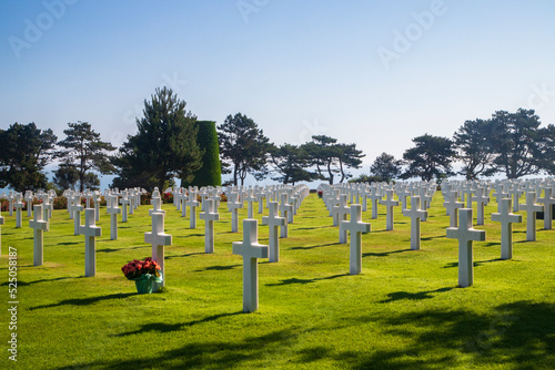 Cimitero memoriale Americano Normandia . Sbarco in Normandia photo