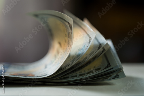 Stack of United States One Hundred Dollar Bills