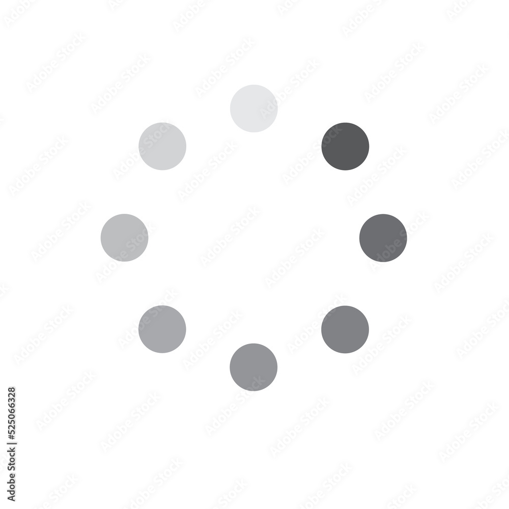 download icon Website Buffer Loader A spinning circle to download information on the website.