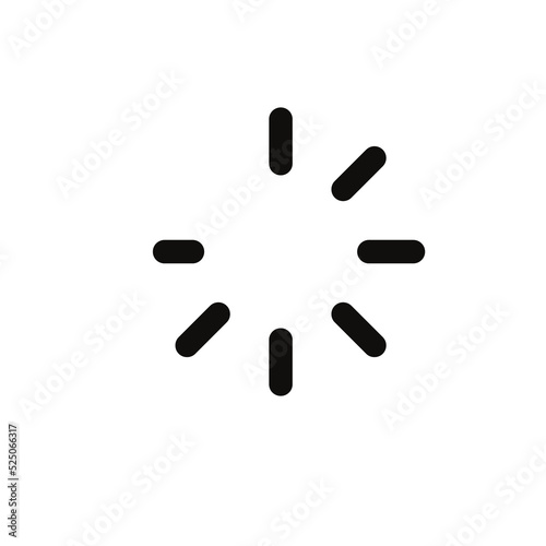 download icon Website Buffer Loader A spinning circle to download information on the website.