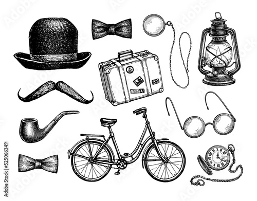 Vintage mens accessories.