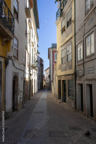 Fototapeta Naklejka Na Ścianę i Meble -  Rua Joaquim António de Aguiar, Coimbra, Portugal