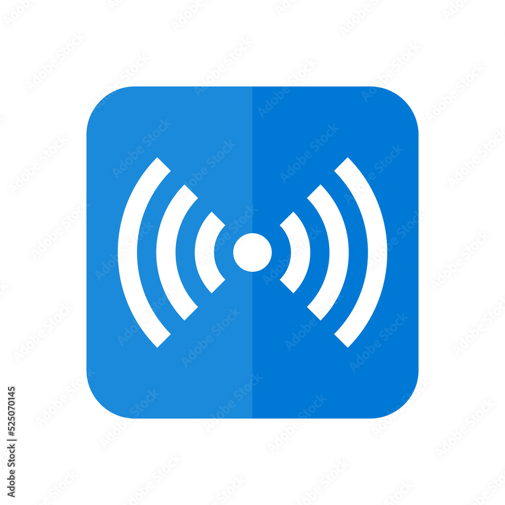 wifi icon. Wireless symbol vector for internet connection from router broadcasting. wifi icon. Wireless symbol vector for internet connection from router broadcasting.