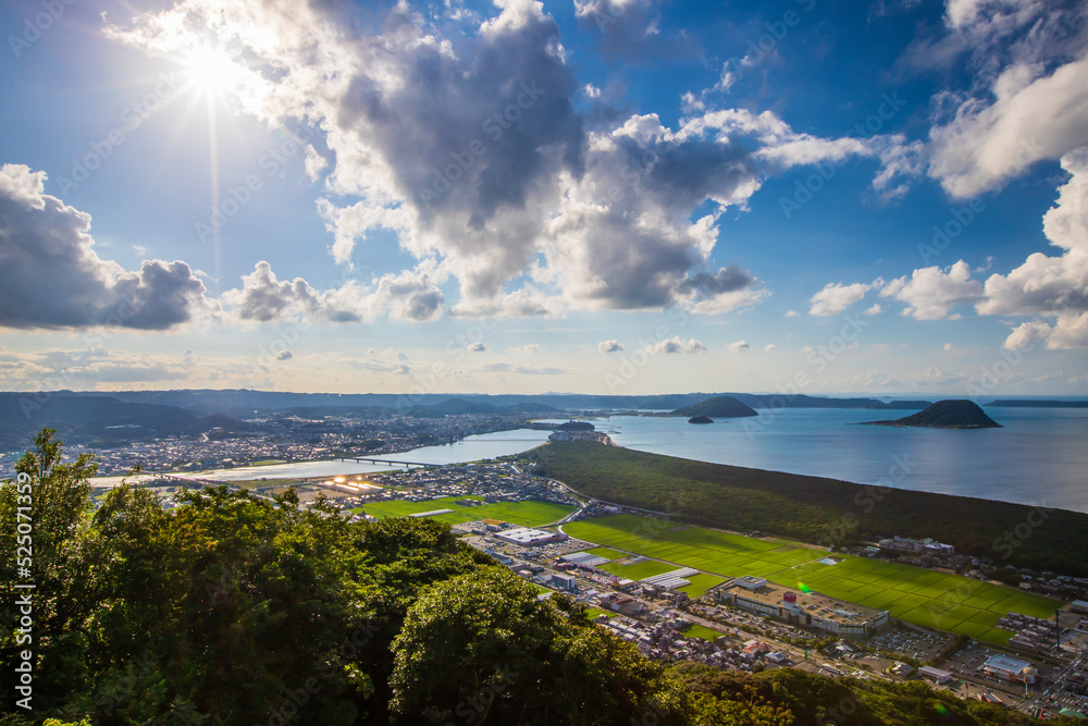 佐賀県　鏡山展望台から望む絶景
