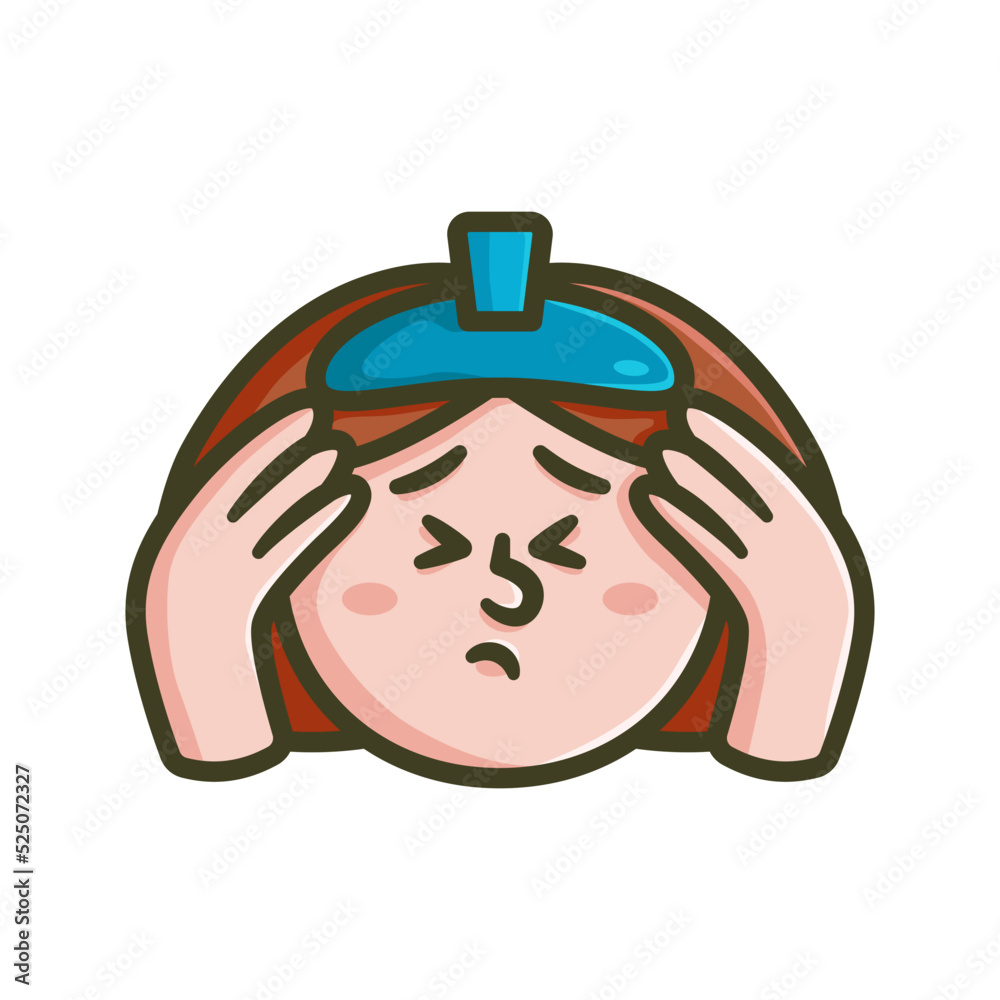 Cartoon Person With Headache Pain Vector Illustration Suffering From cartoon-person-with-headache-pain-vector-illustration-suffering-from