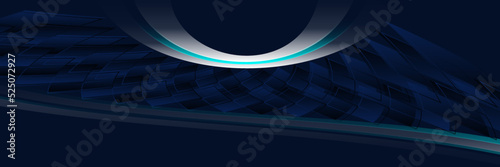Abstract blue background vector design