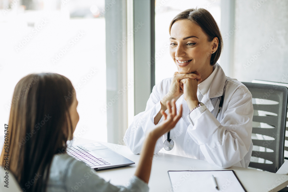 Pediatrician with child having consultation Pediatrician with child having consultation