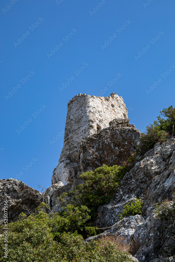 Fototapeta premium Castle of Asklipio on Rhodes island, Dodecanese islands, Greece, sunny day