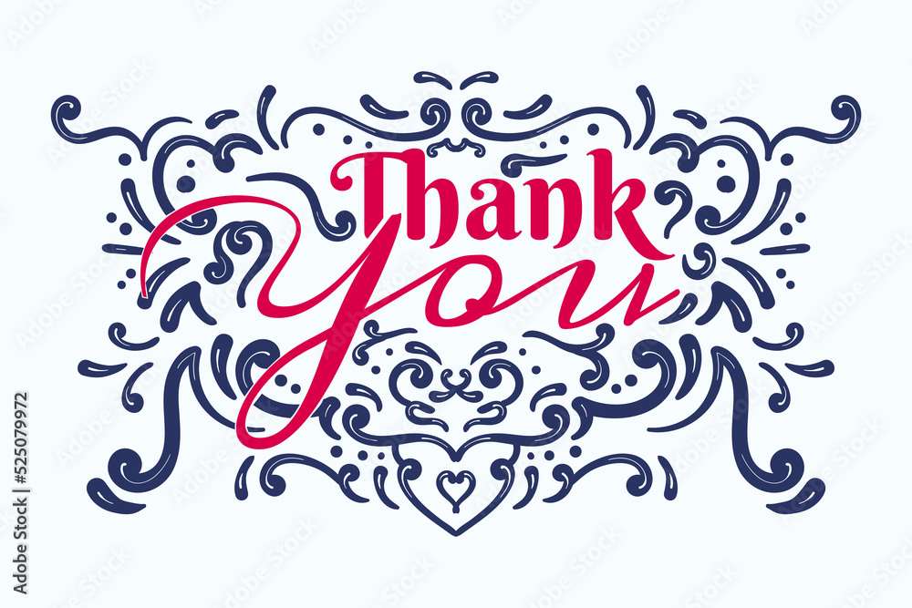 Thank You Lettering