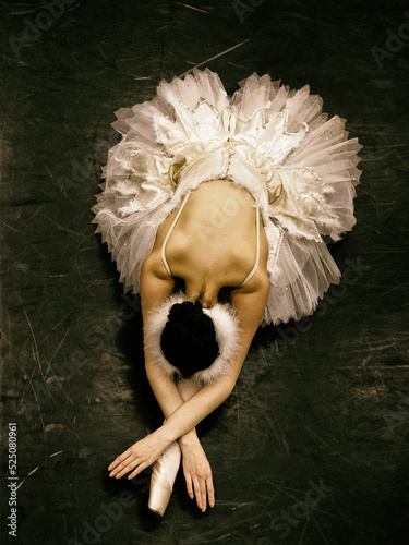 Ballet dancer in swan lake