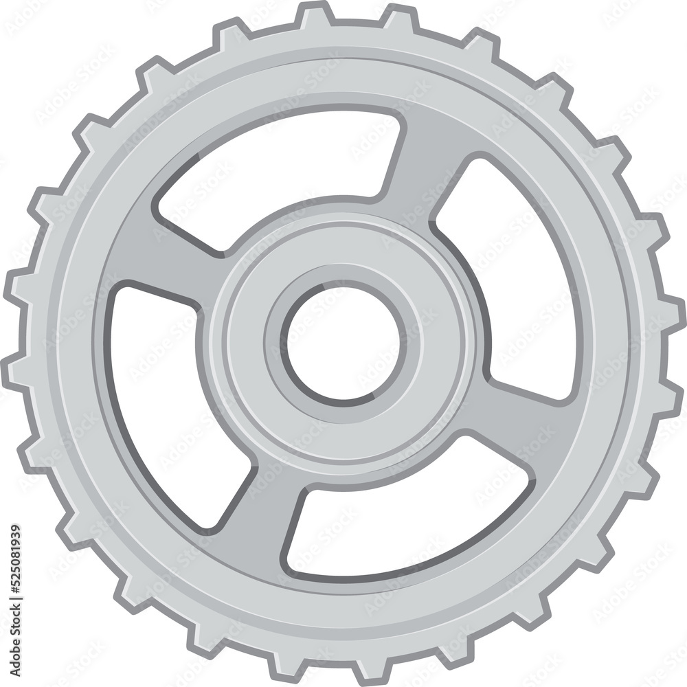 Car spare part isolated cogwheel gear mechanism Car spare part isolated cogwheel gear mechanism