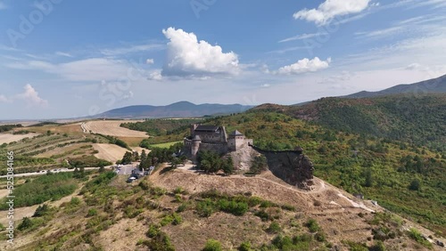 Aerial view of Boldogko Castle in Hungary photo