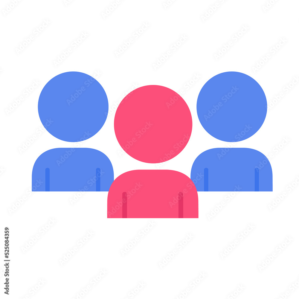 People icon. Social spacing with covid-19 patients to prevent the spread of pathogens. People icon. Social spacing with covid-19 patients to prevent the spread of pathogens.