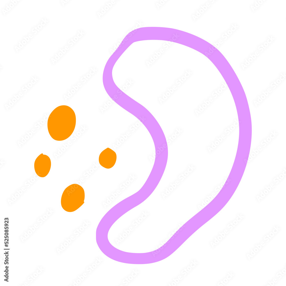 Obraz premium footprint on white background