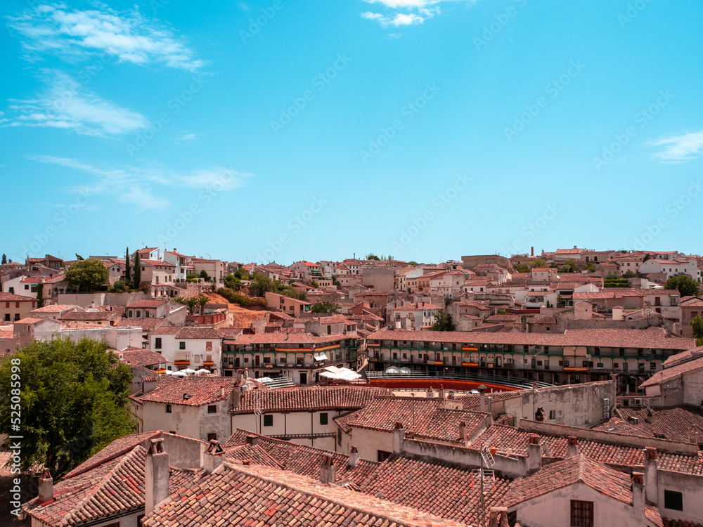 Vista de la ciudad de Chinchon en España