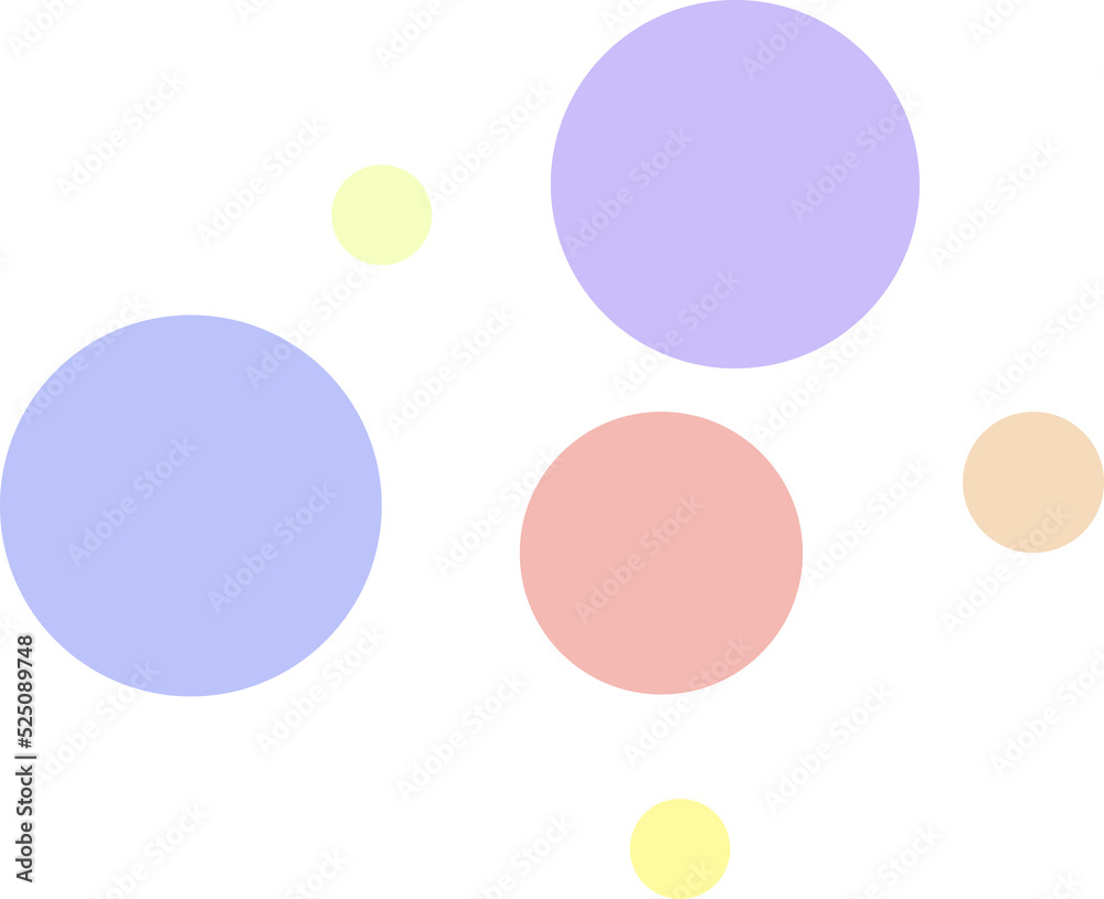 cute colorful round circle decoration