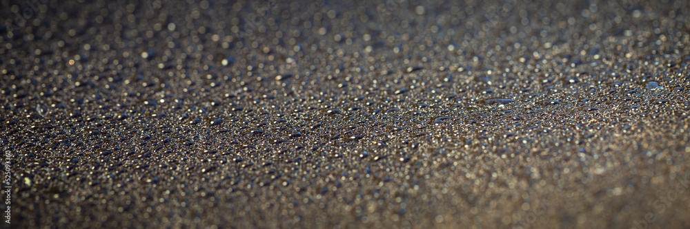 Water drops on a dark background. Water drops on a dark background.
