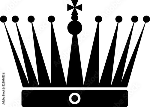 Heraldic crown, imperial royal heraldry emblem