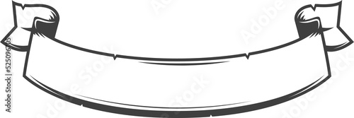 Fotografie Heraldic imperial coat of arms banner ribbon