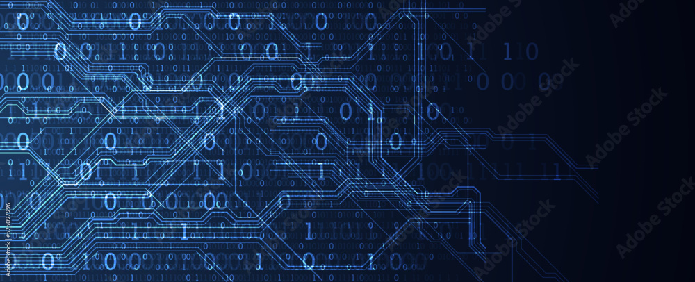 Abstract background on technological and scientific topics. Various techno details with using digital code. Vector format. Abstract background on technological and scientific topics. Various techno details with using digital code. Vector format.