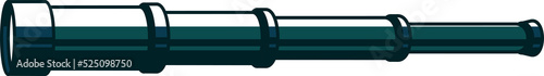 Retro spyglass marine navigation device telescope