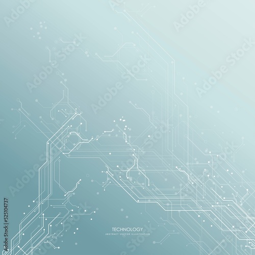 Circuit board   futuristic  technological processes  digital technology background  vector illustration 