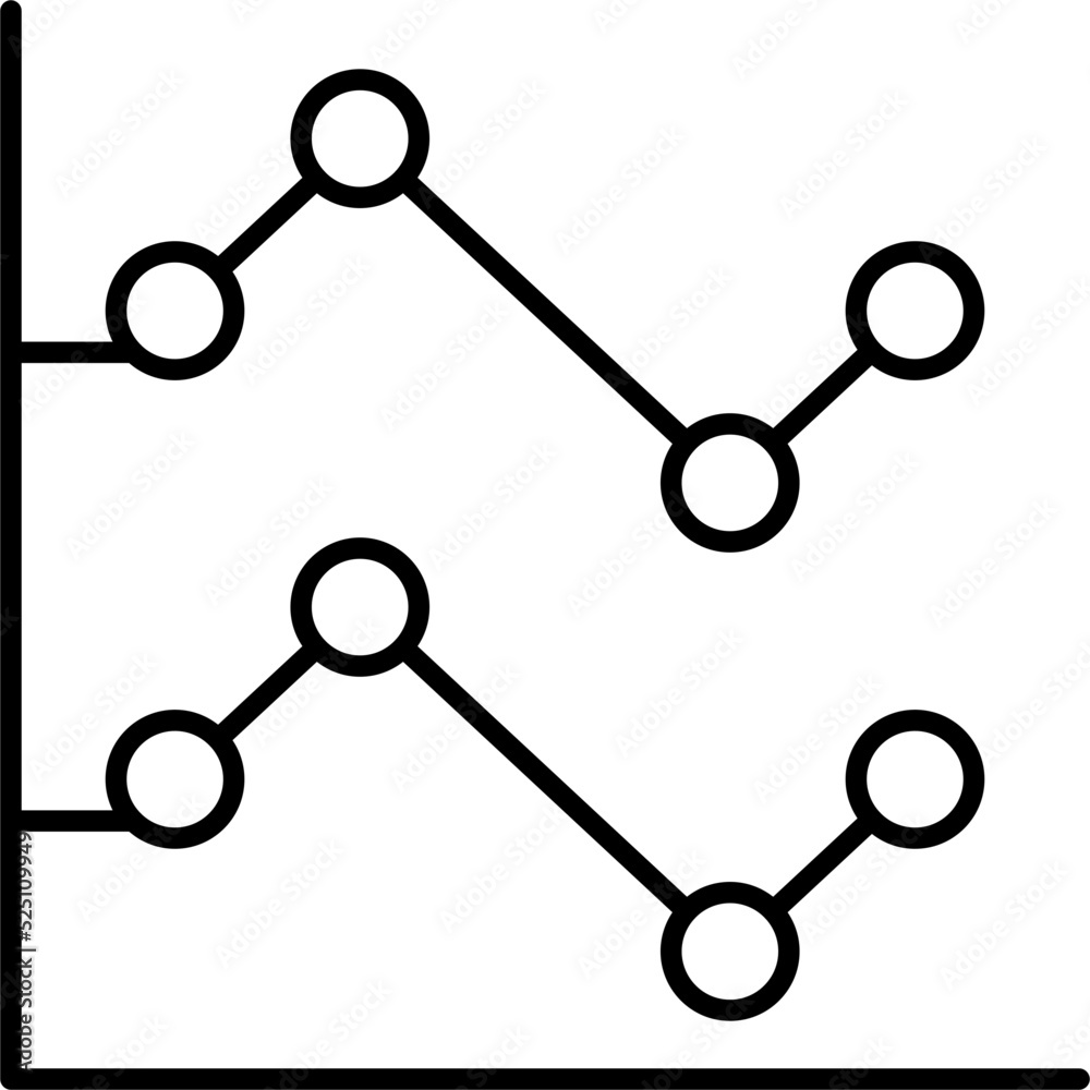 Line Chart Icon Line Chart Icon