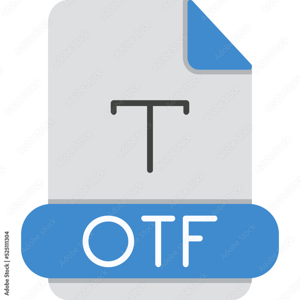 Obraz premium Otf Icon