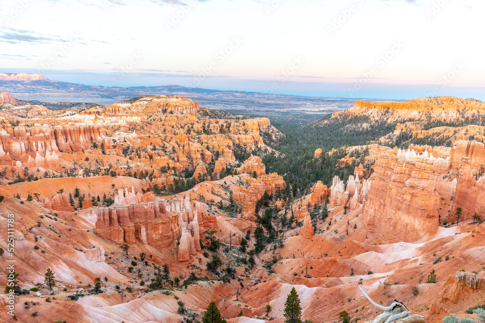 scenic view to the hoodoos in the Bryce Canyon national Park, Utah, scenic view to the hoodoos in the Bryce Canyon national Park, Utah,