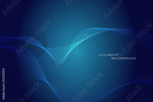 Abstract technology backgrounds by wave lines background. Curve modern pattern, Abstract flow line digital technology, big data