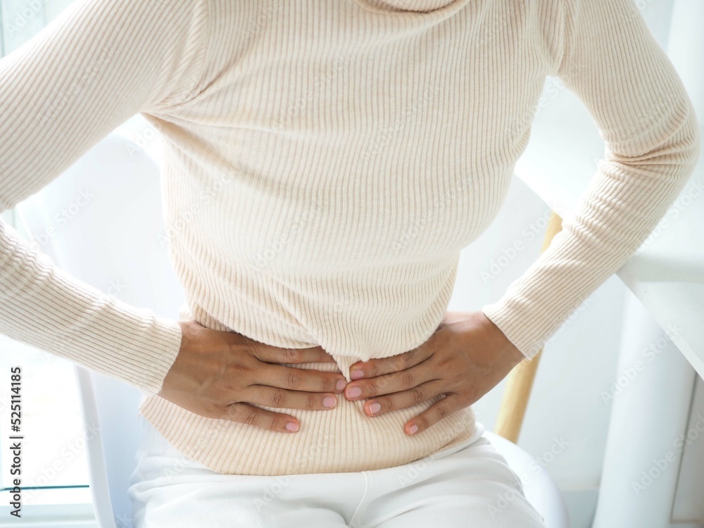 Woman with stomach pain causes of abdominal pain include inflammatory