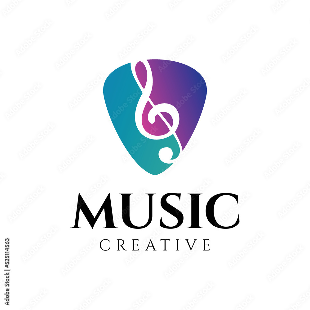Fototapeta premium Music Creative Logo Design