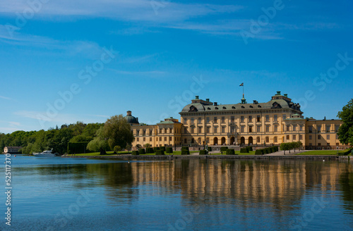 View on the swedish drottningholm palace near stockholm photo