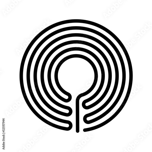 Induction hob stove ring spiral electric burner top view, Hot vector stove ceramic cooker heat maze symbol cooking.
