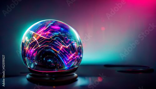 disco ball with reflection