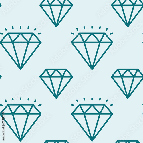 Seamless vector pattern with Jewelry. Includes ring, bracelet, earrings, diamond, necklace and more. For fabric, paper, wrap, textile, poster, scrapbooking, wallpaper or background