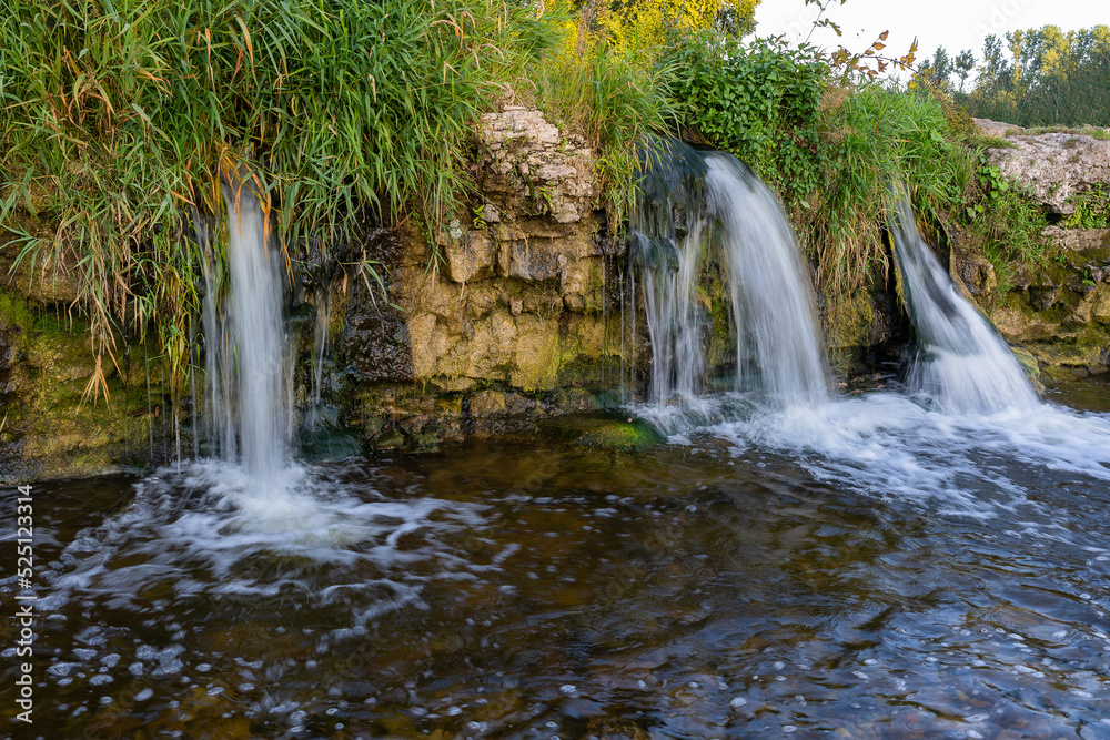 Obraz premium Fragment of Venta waterfall