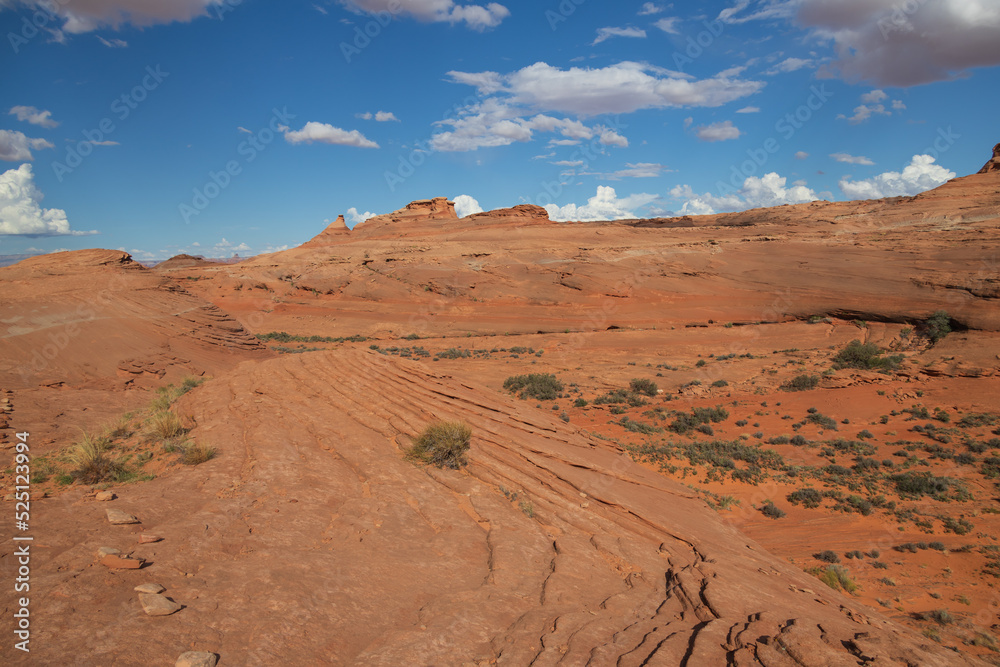 Rock formations viewed from the Beehive trail in Page, Arizona Rock formations viewed from the Beehive trail in Page, Arizona