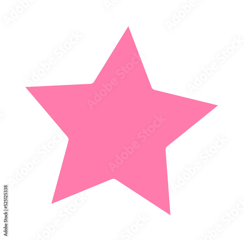 cute pastel color little star decoration