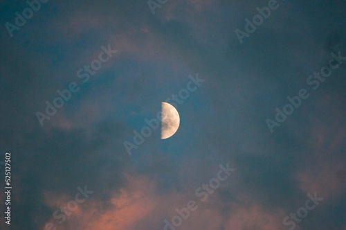 mezza luna al tramonto photo