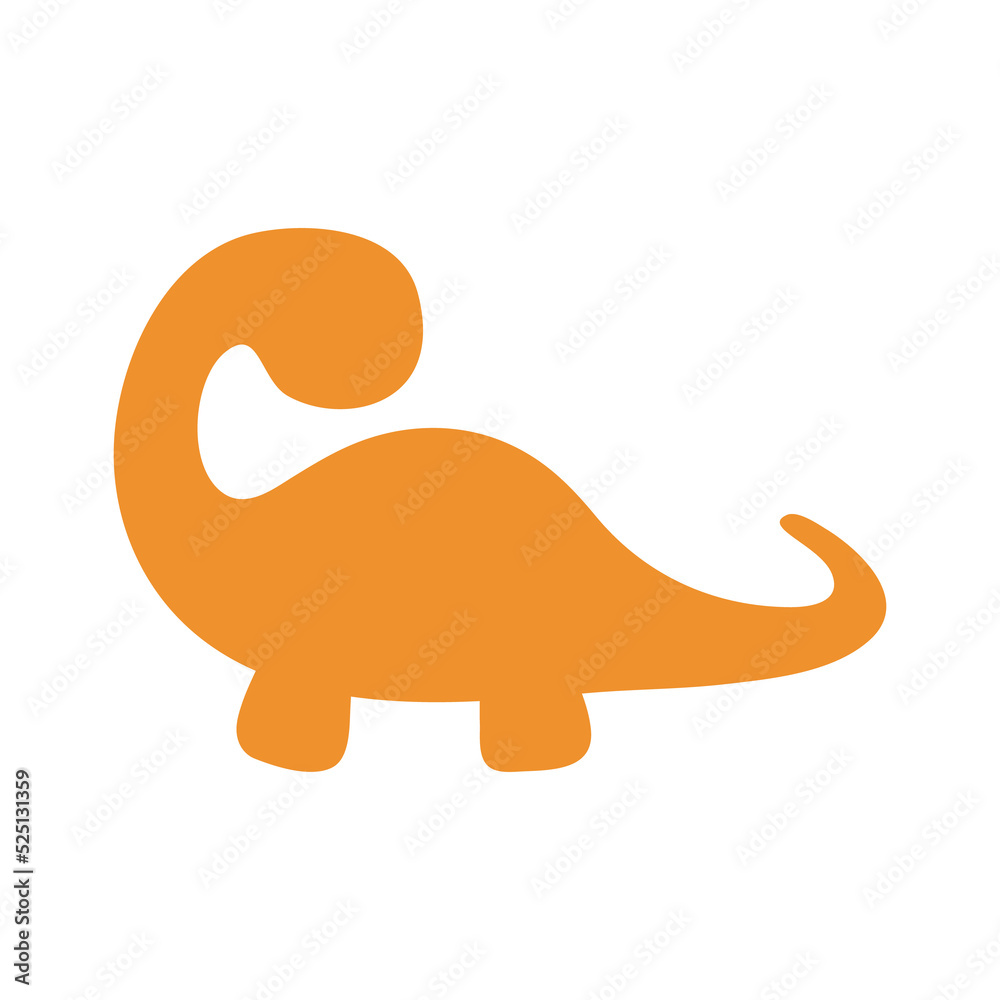 Blank baby dinosaur silhouette for add cute text for kids. Isolated on background. Blank baby dinosaur silhouette for add cute text for kids. Isolated on background.