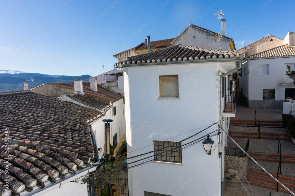 view of the village of Diezma in Granada, Andalusia, Spain
