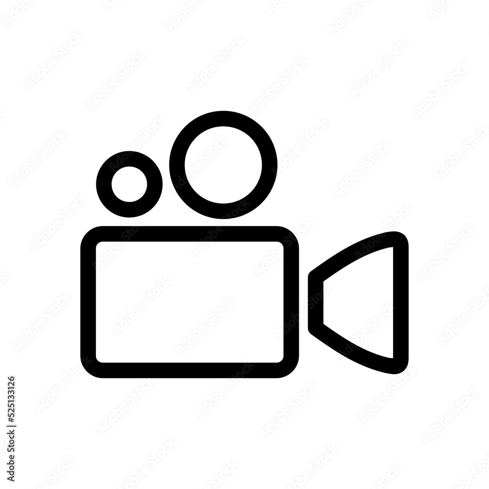 camera, live stream icon vector illustration logo template for many purpose. Isolated on white background. camera, live stream icon vector illustration logo template for many purpose. Isolated on white background.