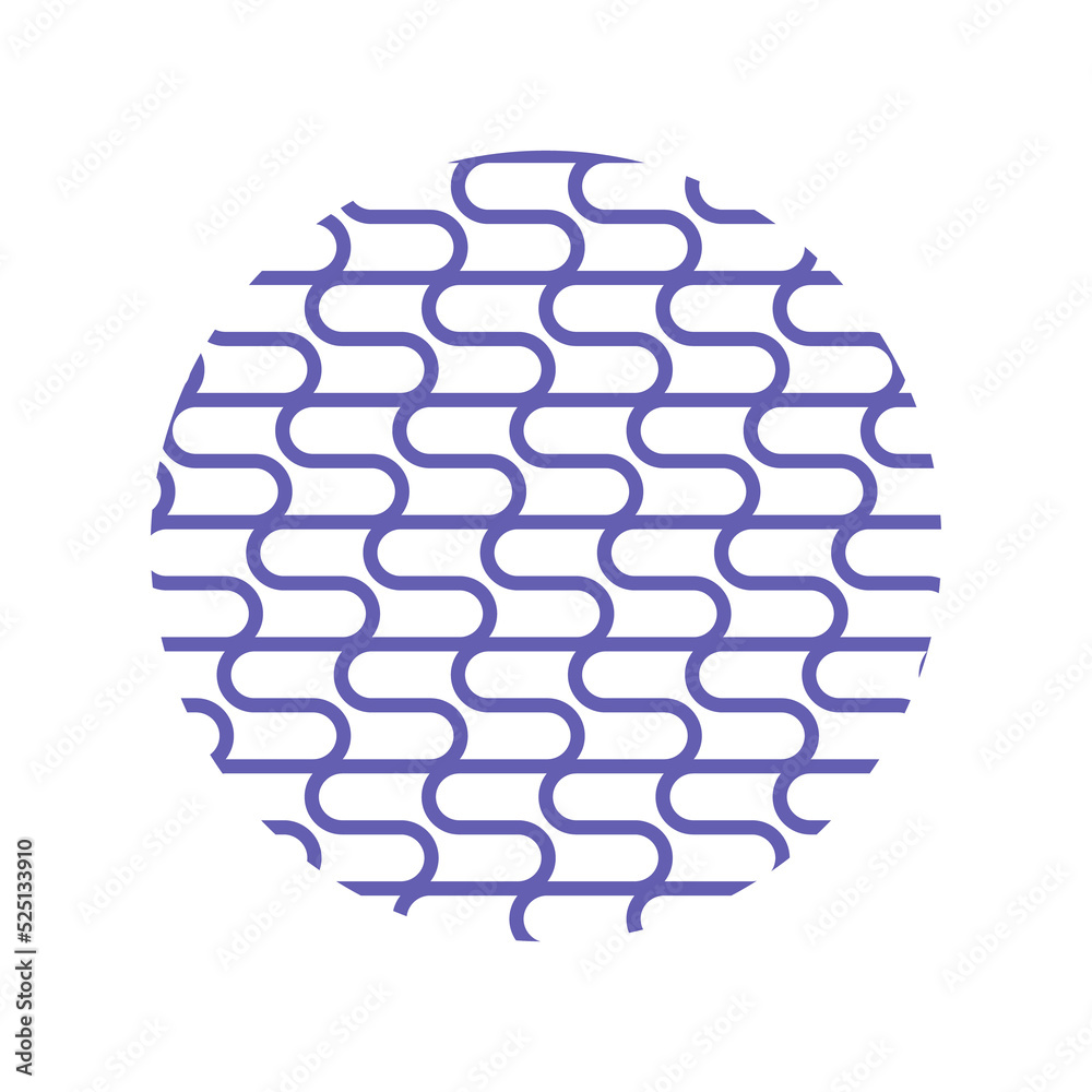 Circle line background pattern For the design of the keychain Isolated on white background Circle line background pattern For the design of the keychain Isolated on white background