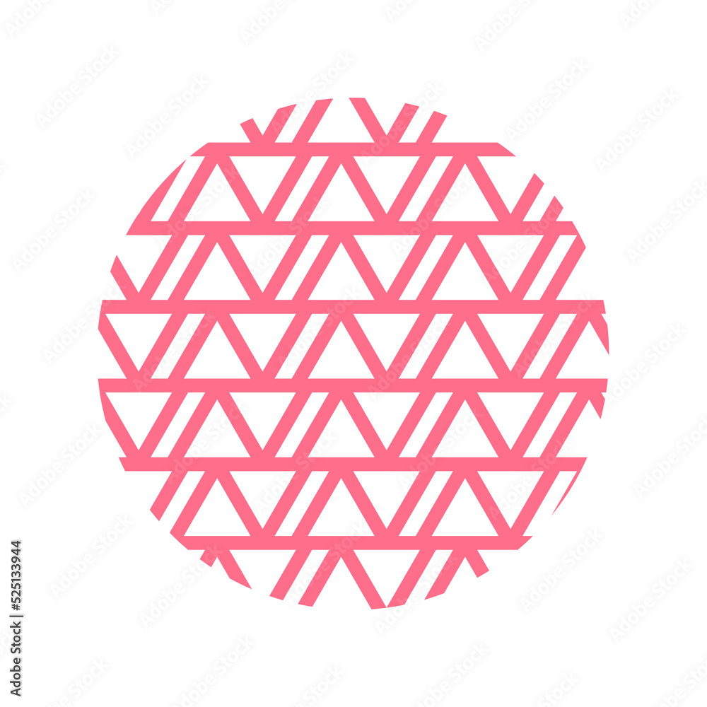 Circle line background pattern For the design of the keychain Isolated on white background Circle line background pattern For the design of the keychain Isolated on white background