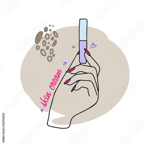 Cosmetic products for skin care, hands, self care, beauty
