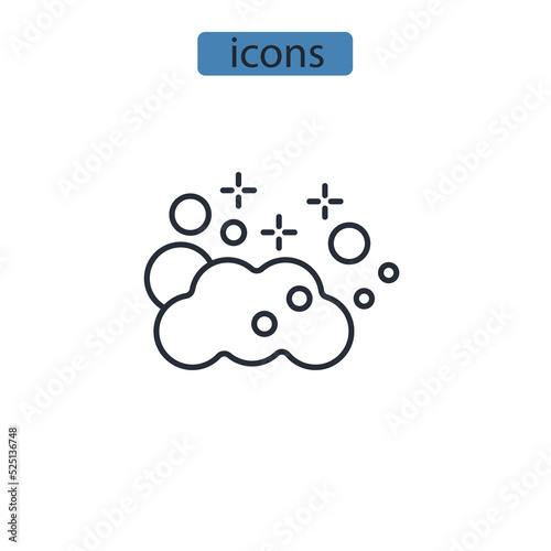 cleanness icons  symbol vector elements for infographic web
