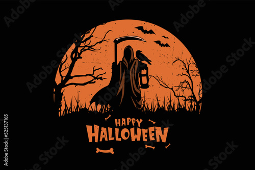  Happy Halloween T-shirt Design Vector