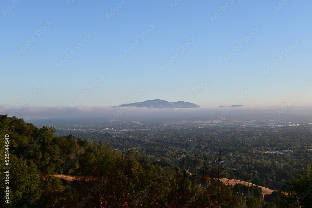 foggy Mt diablo foggy Mt diablo